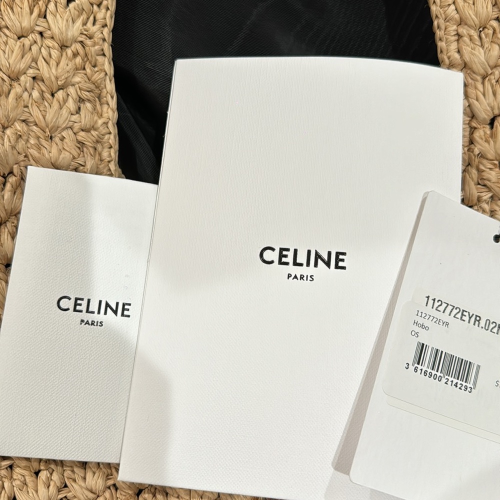 Celine raffia hobo bag - Picture 4 of 6